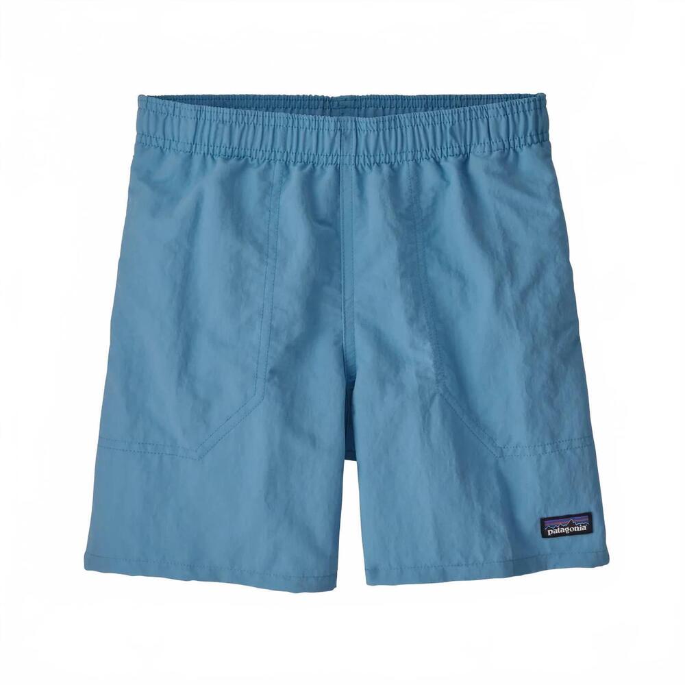NEW PATAGONIA boy's baggies shorts in lago blue